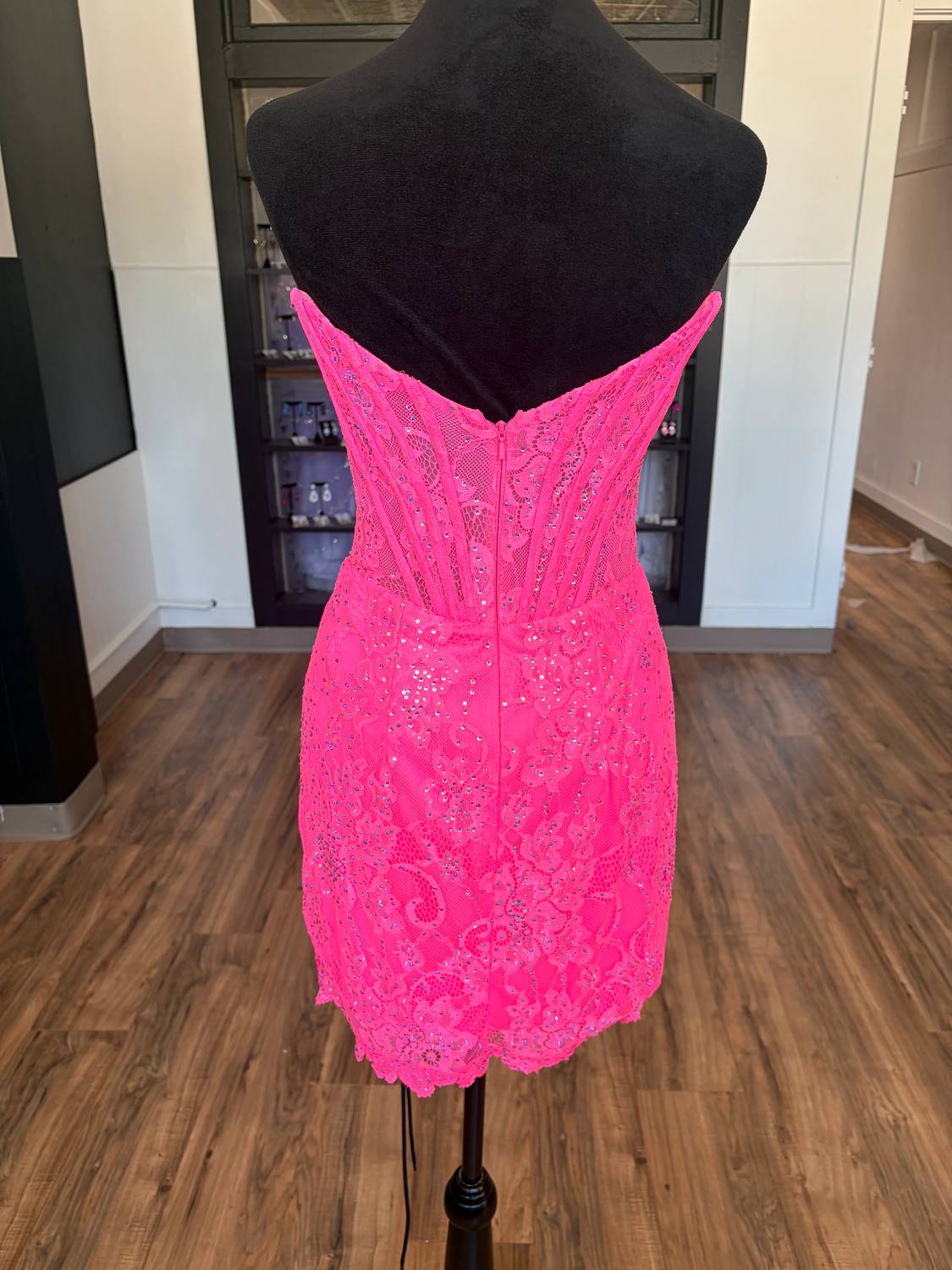 Sherri Hill - Women's Strapless Mini Dress