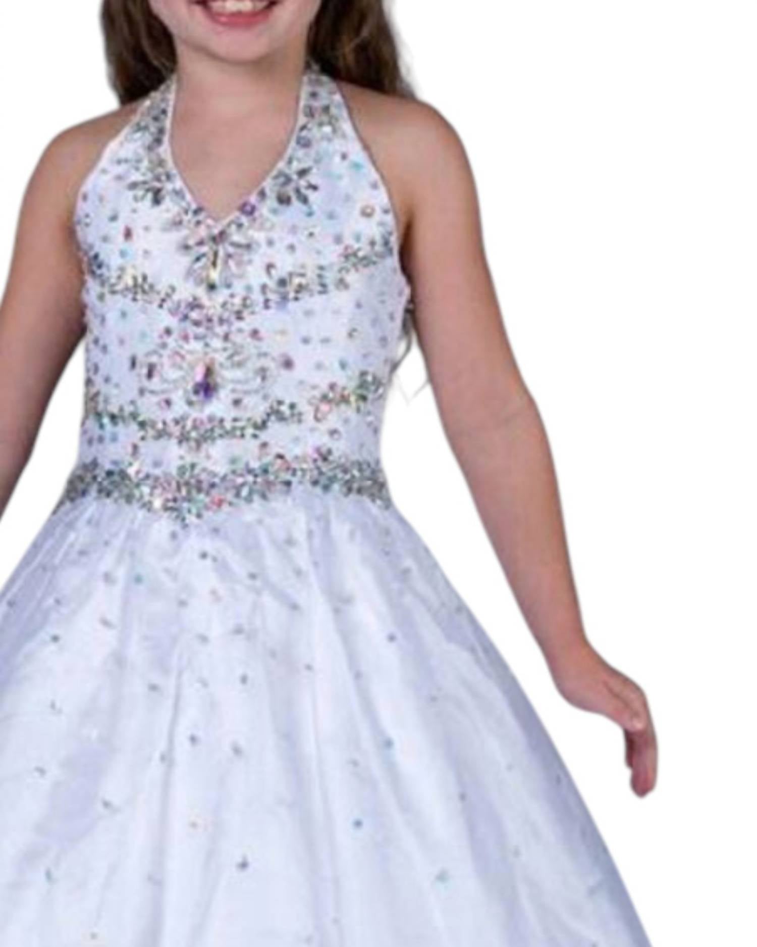 Little Rosie - Girl's Long Pageant Dress