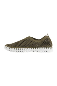 Ilse Jacobsen - Women's Tulip Perforated Slip-on Flats