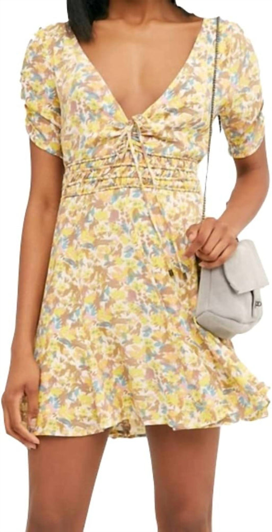 Free People - Forget Me Not Floral Mini Dress