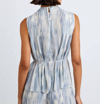 Bella Dahl - Mock Neck Top With Tie Belt
