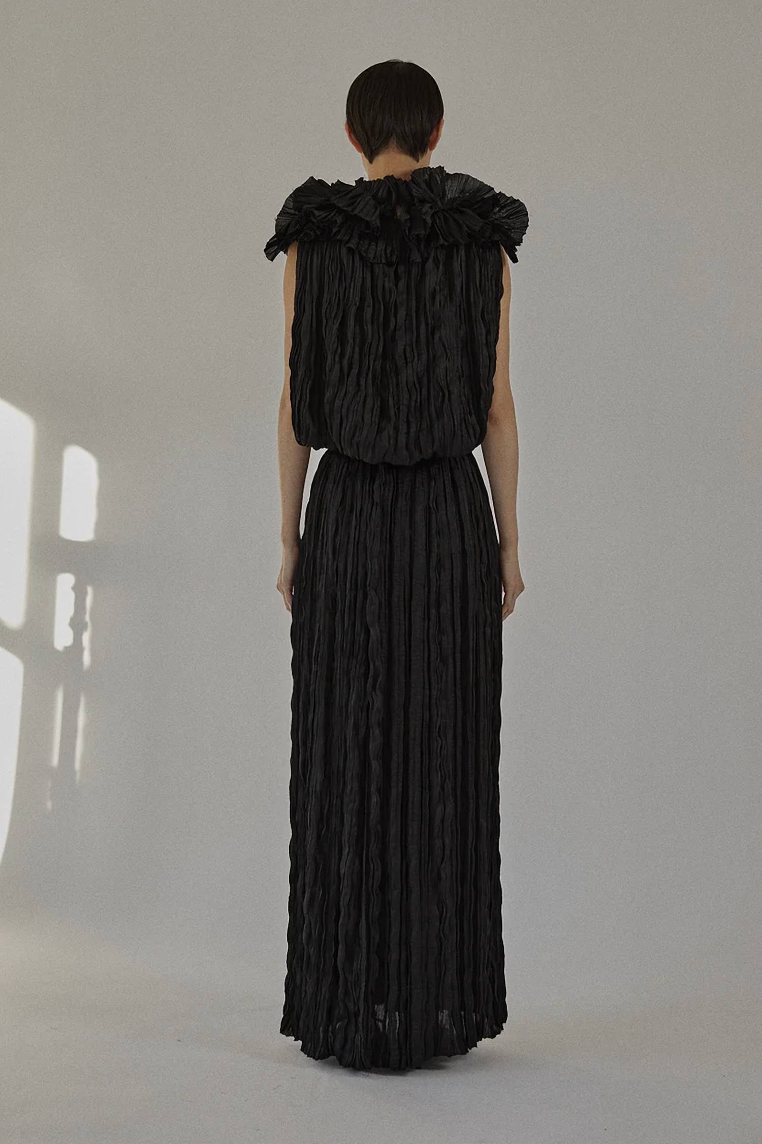 Heirlome - Emma Pleated Satin Maxi Skirt