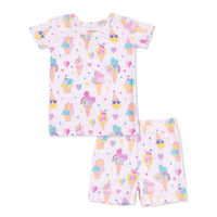 Angel Dear - Kids Ice Cream Fun Crew Pajama Short Set