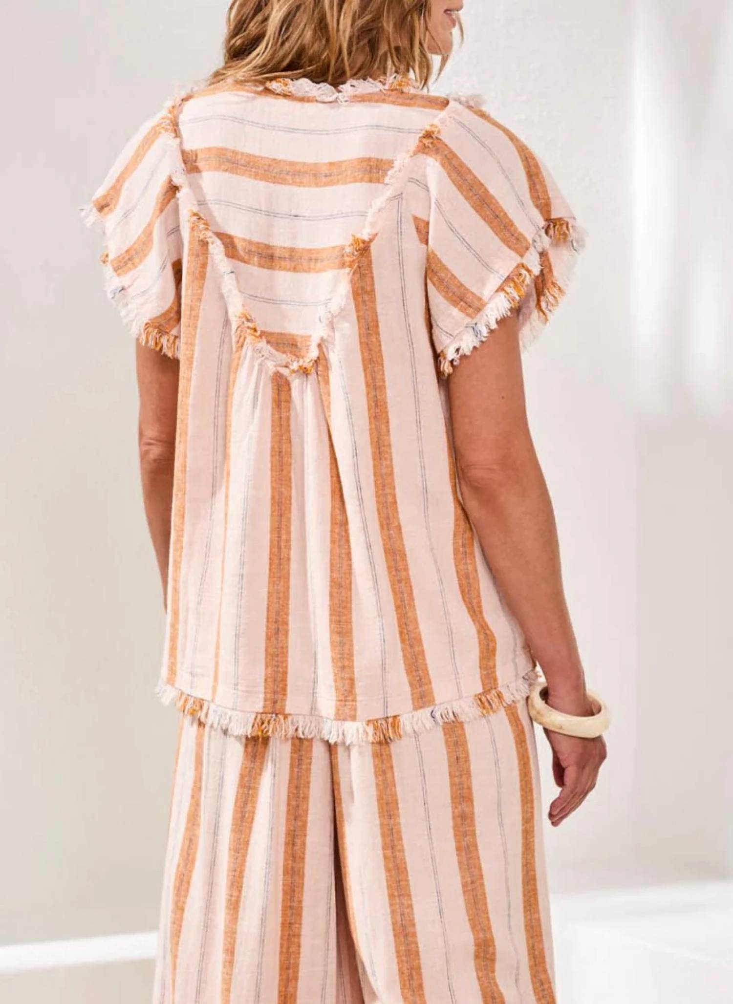 Tribal - Morocco Striped Woven Tee