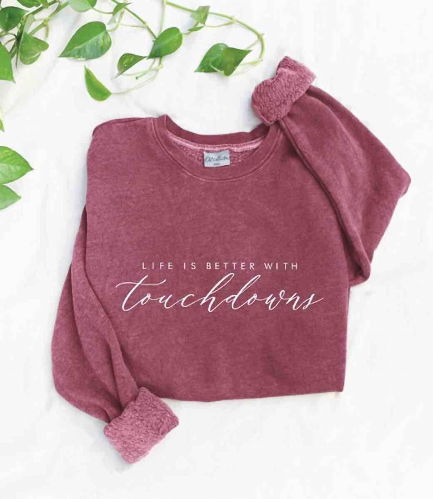Oat Collective - Life Is Better Mineral Sweatshirt