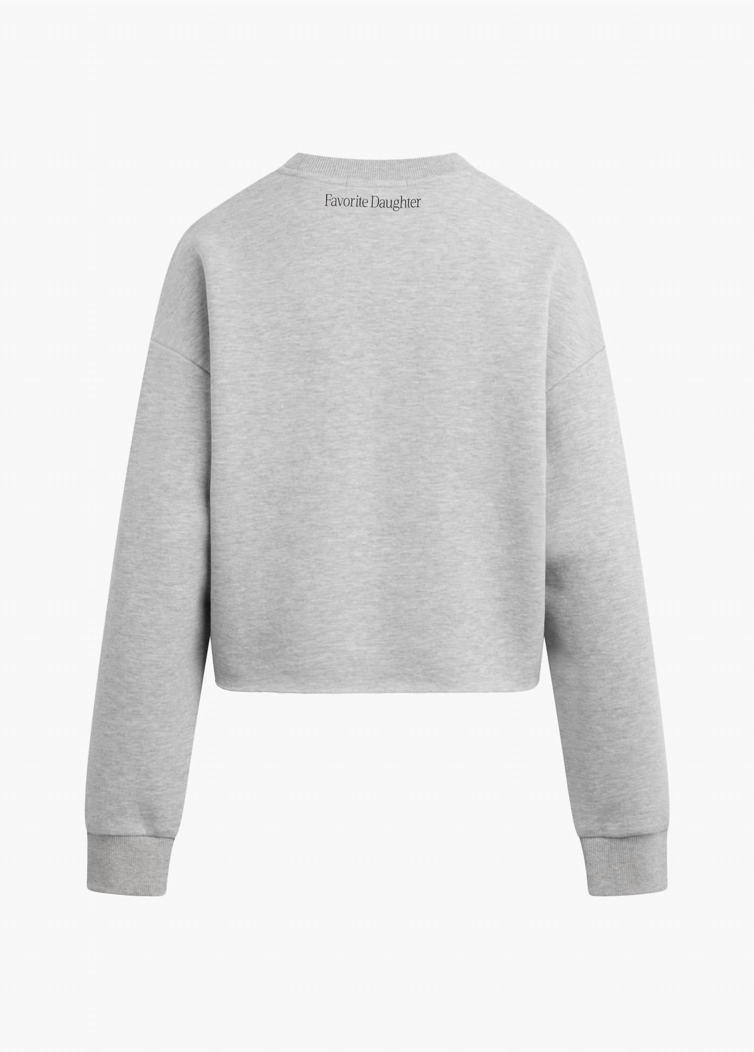 Favorite Daughter - Dad's Favorite Cropped Crewneck Sweatshirt