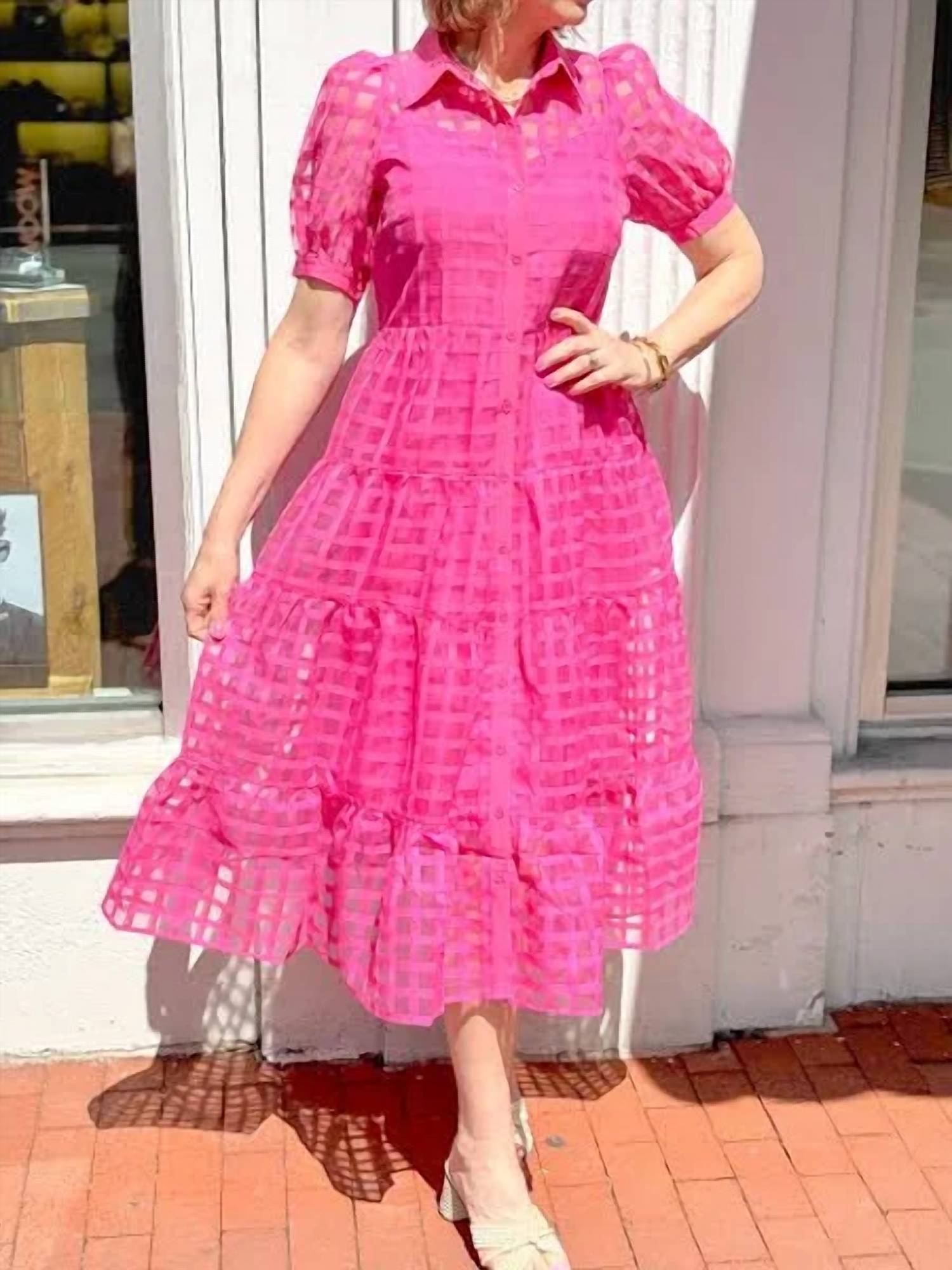 Jade - TIERED MAXI DRESS WITH SLEEVES