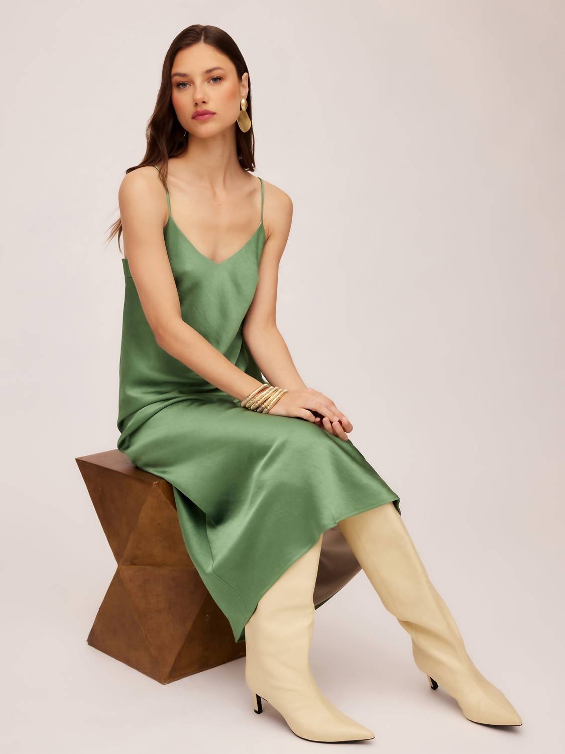 Faherty - Bias Midi Dress