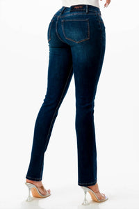Grace In La - Mid-rise Denim Straight Leg Jean