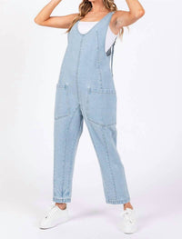 Sewn And Seen - Washed Overall Jumpsuit