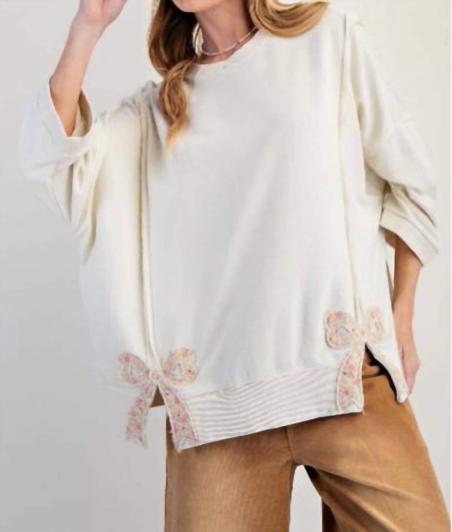 Easel - Bow Patch Shirt
