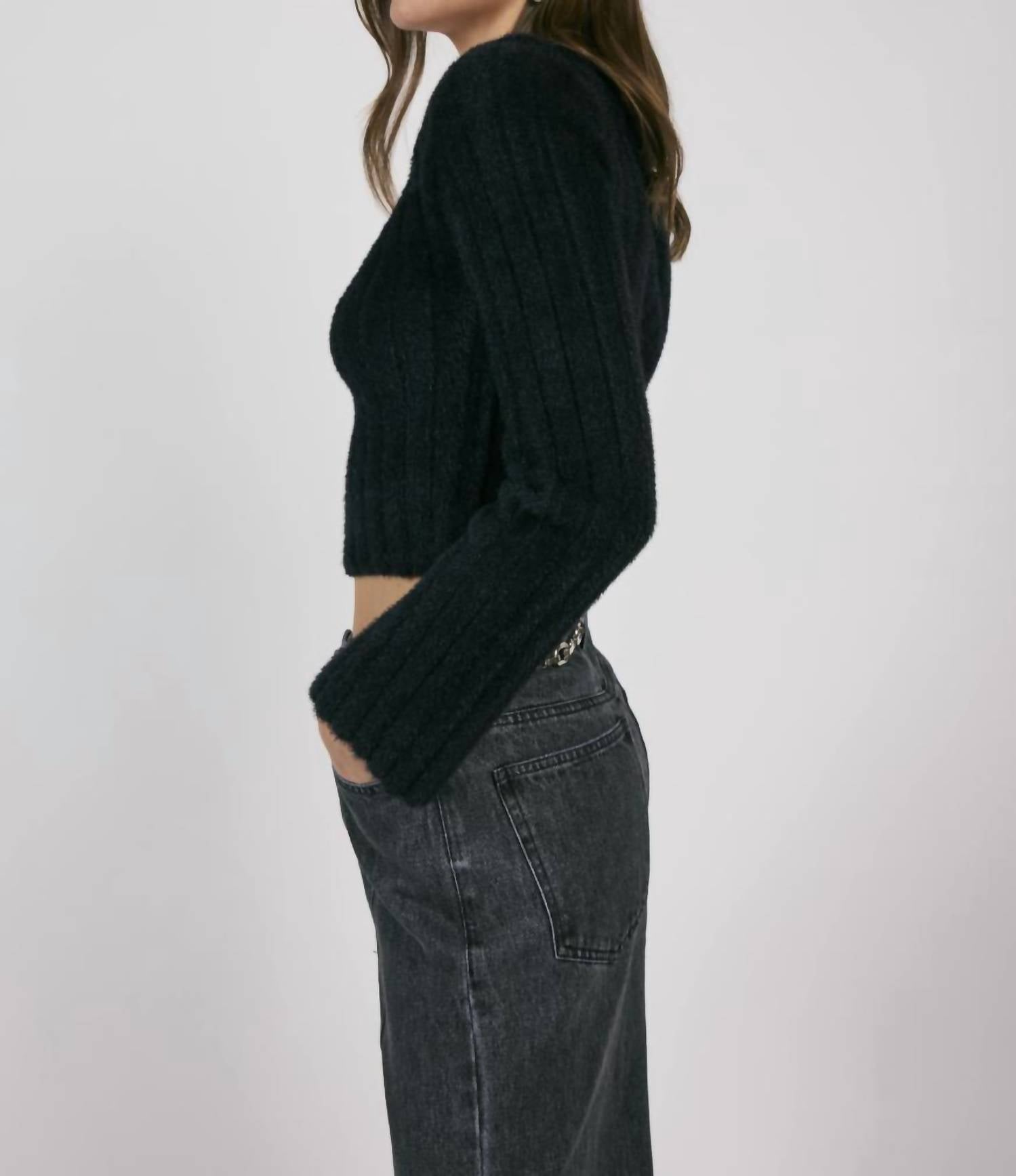 Sage The Label - Camille Square Neck Sweater