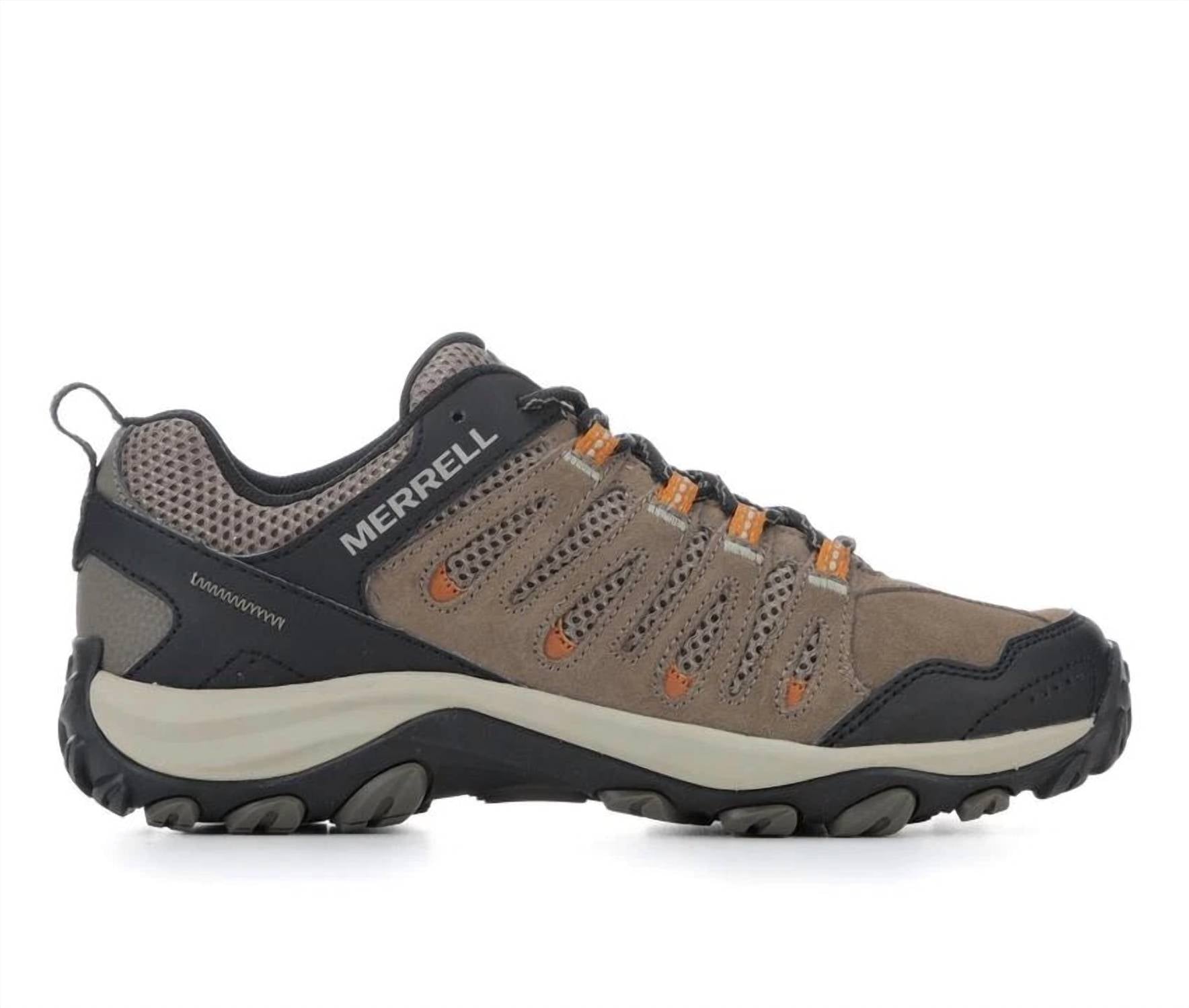 MERRELL Men's Crosslander 3 Hiking Shoes in boulder brindle - men's shoe