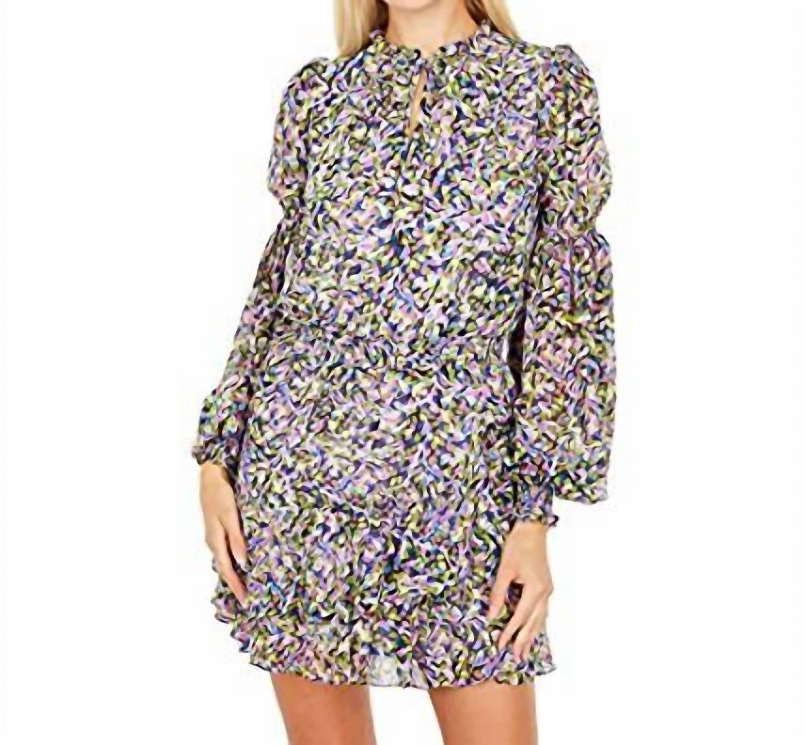 Ted Baker - Karliie Bell Long Sleeve Smock Tiered Layers Mini Dress