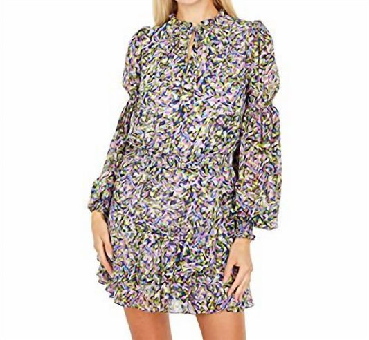 Ted Baker - Karliie Bell Long Sleeve Smock Tiered Layers Mini Dress
