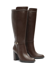 Andrea Women's Knee-high Boots in brown - women's shoe - alternate view