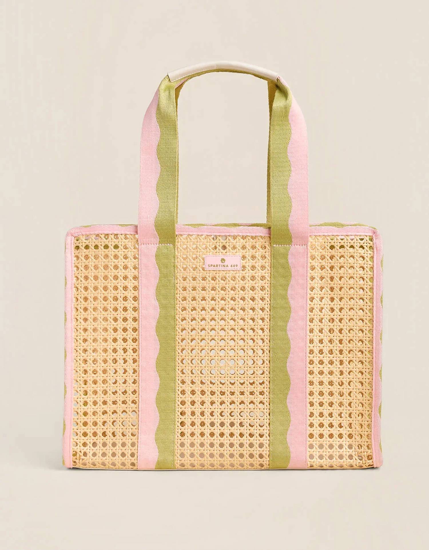 Spartina 449 - Women's Splash Cane Large Trim Tote Bag