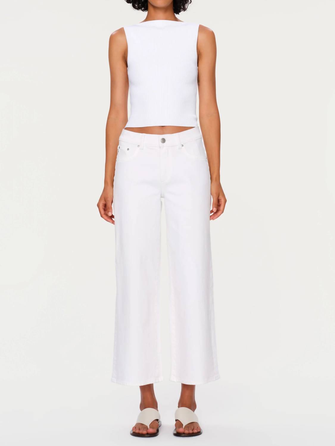Dl1961 - Women'S - Hepburn Wide Leg Ankle Jeans
