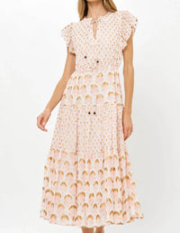 Oliphant - Cinched Flirty Midi Dress