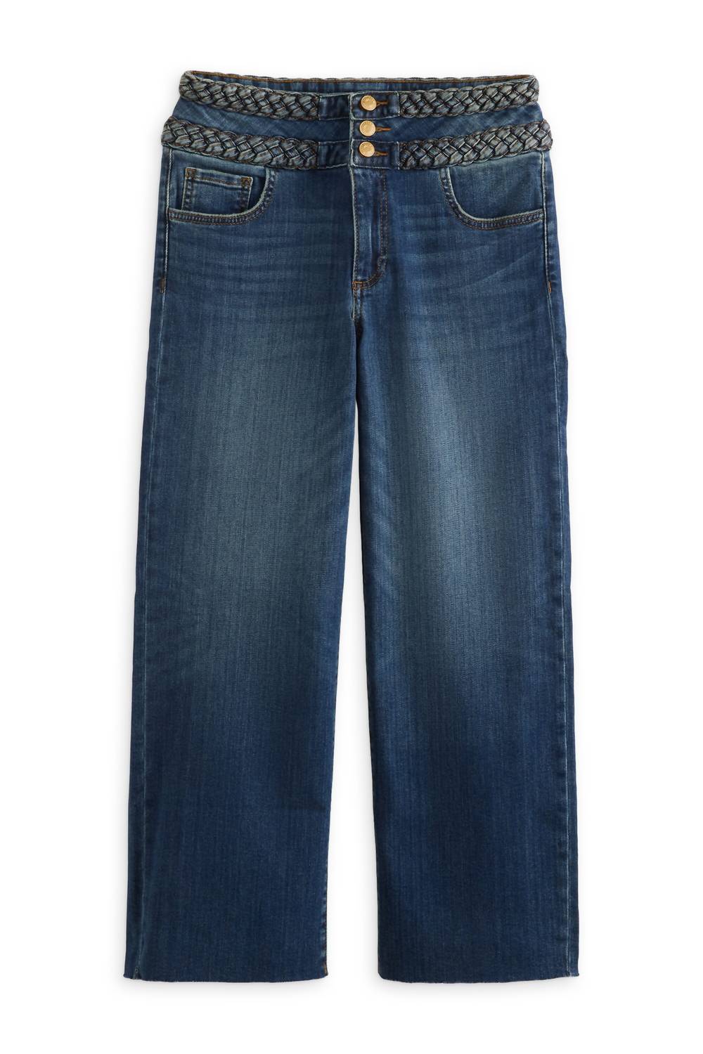 Kut From The Kloth - Charlotte High Rise Wide Waistband With Braid Jean