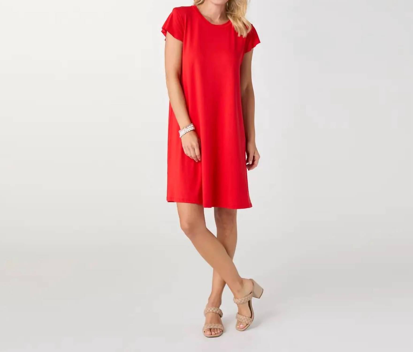 Coco + Carmen - Francis Flutter Sleeve Dress