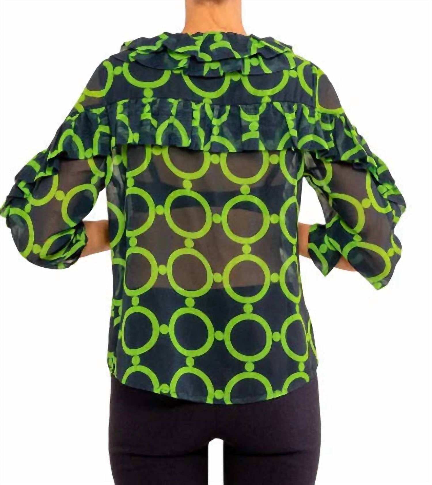 Gretchen Scott - Ruffle Stilt Skin Blouse