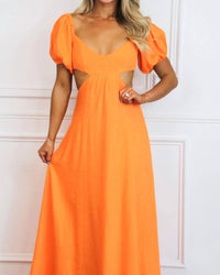 Luxxel - Eyes On Paradise Cutout Maxi Dress