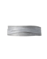 ADA Women's Wrap Leather Belt in grey - women's accessory