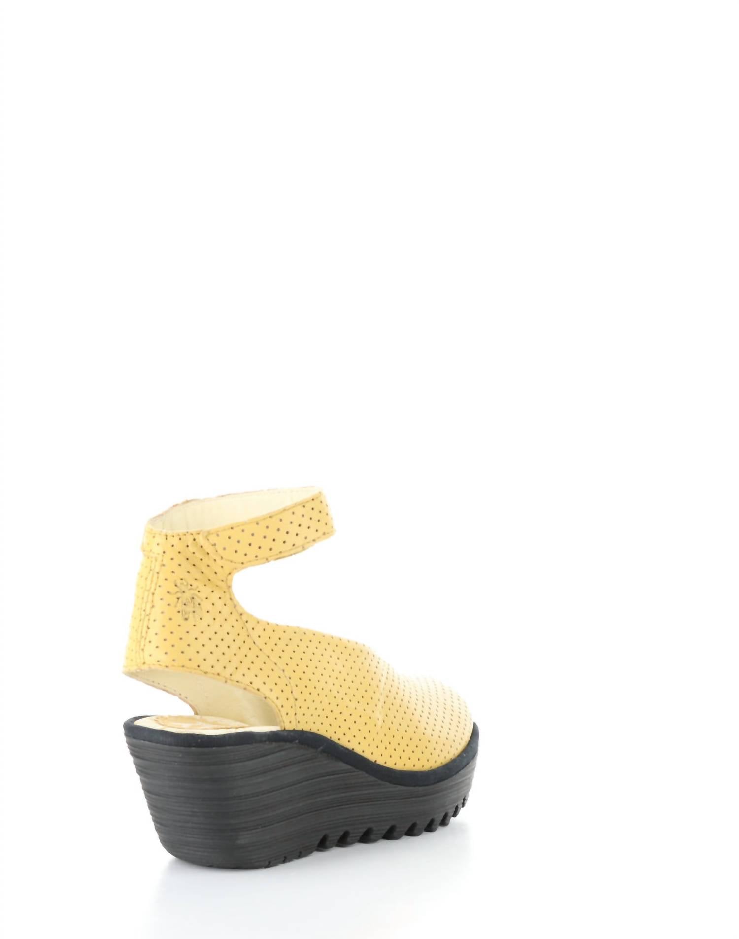 Fly London - Women's Yala376fly Perf Wedge Sandal