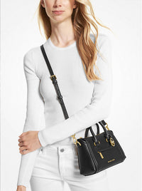 Michael Kors - Women's Carine Pebbled Leather Satchel Bag