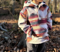Me & Henry - Boy's Aztec Hooded Jacket