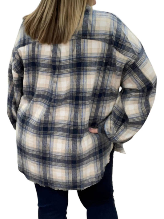 White Birch - Plaid Shacket