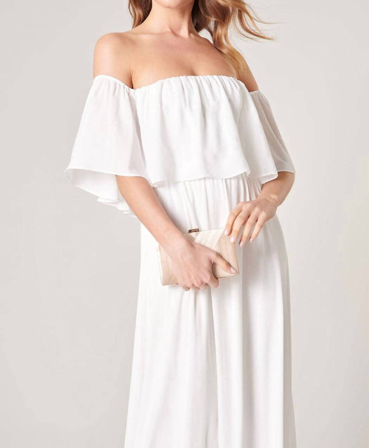 Sugarlips - Enamored Off the Shoulder Ruffle Dress