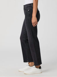 Paige Mason Ankle Jeans in black ink - women's jeans - view 4