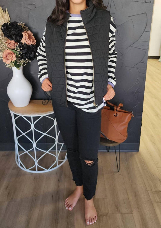 Staccato - Quilted Zip Up Vest
