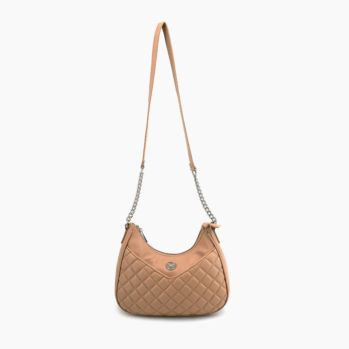 Like Dreams - Women's Auburn Y2k Vegan Dual Quilted Shoulder Bag