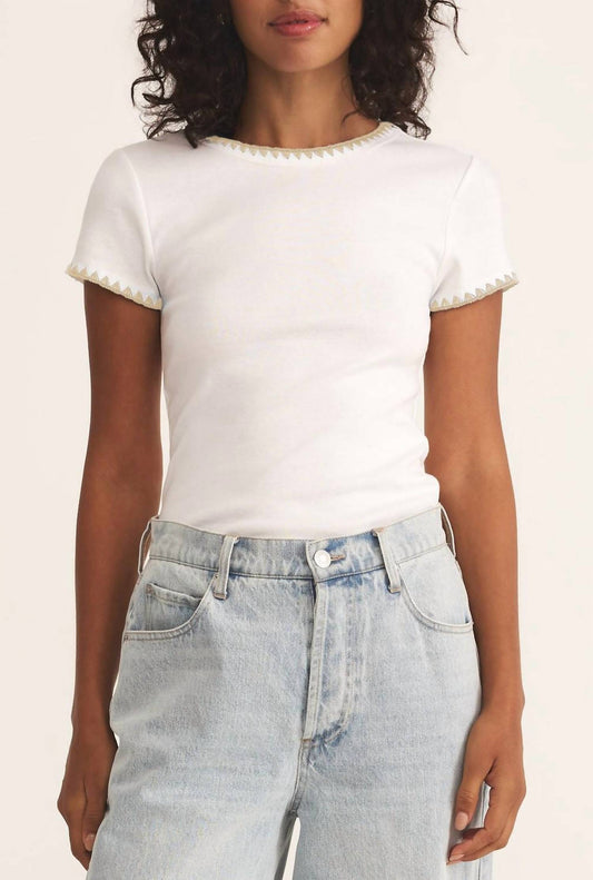 Z Supply - Cassie Rib Short Sleeve Tee