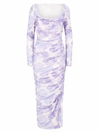 Staud - Solana Floral Ruched Maxi Dress