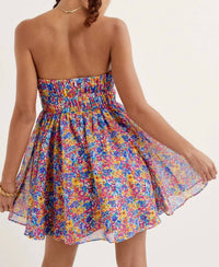 SASHA STRAPLESS MINI DRESS