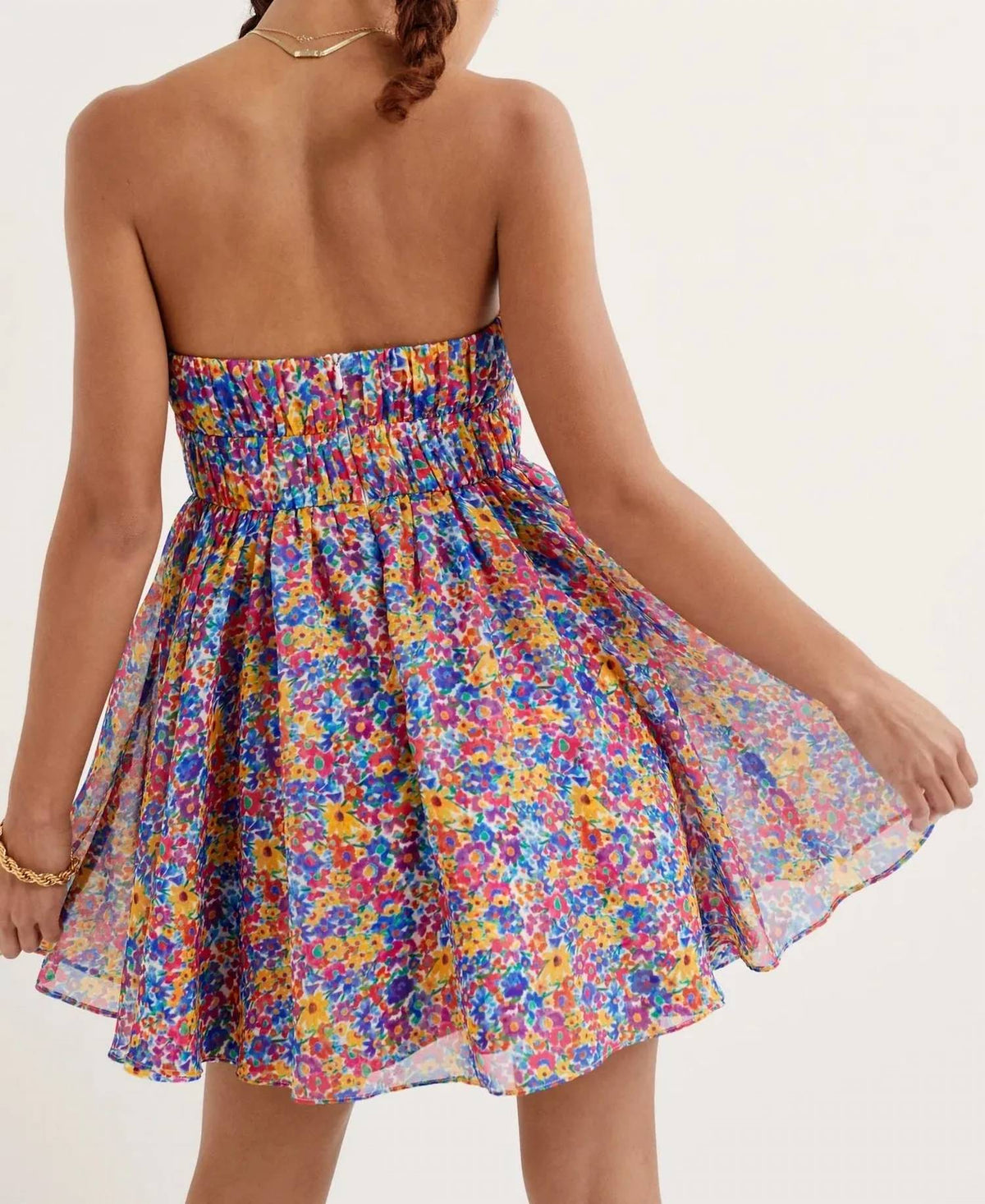 SASHA STRAPLESS MINI DRESS