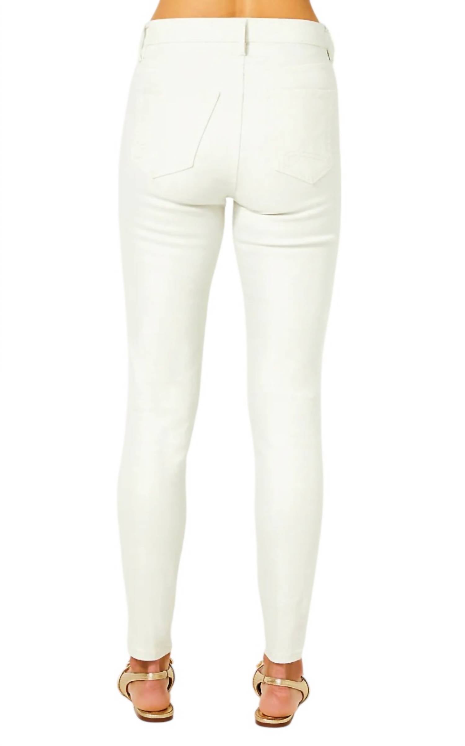 Lilly Pulitzer - Eagan Shimmer Denim High Rise Skinny Jean