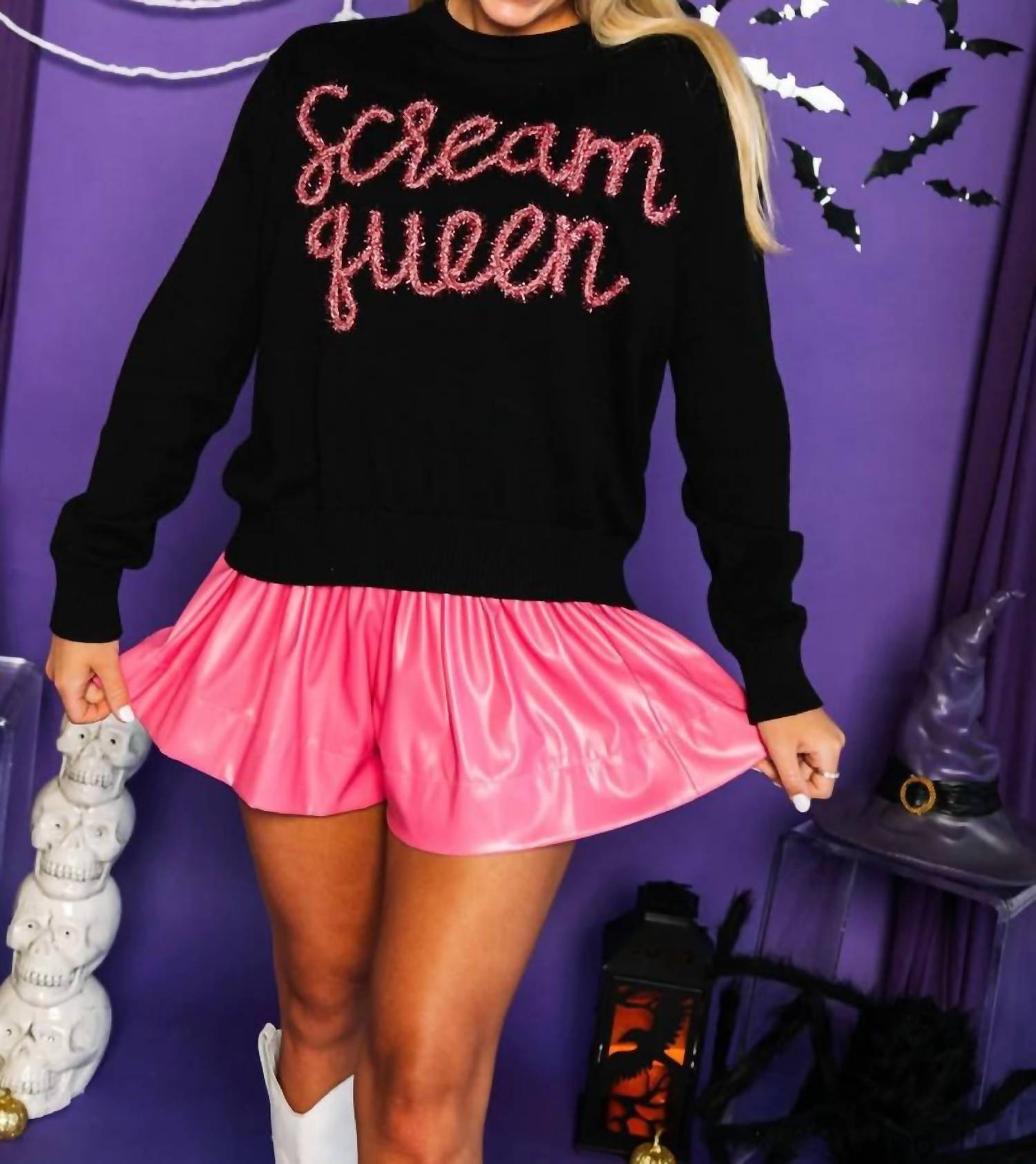 Queen Of Sparkles - Scream Queen top