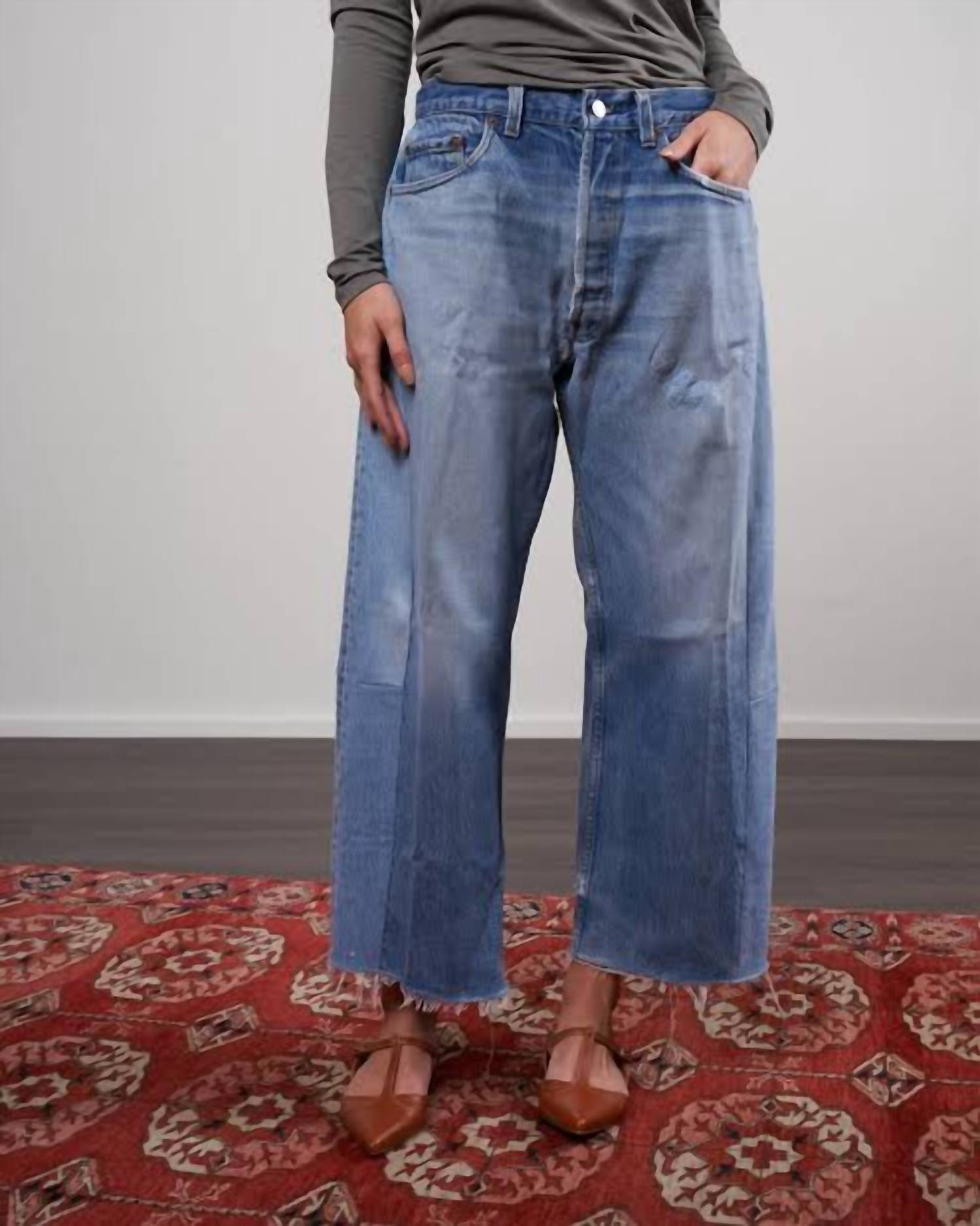 B Sides - Women's Slouchy Wide-leg Lasso Jeans