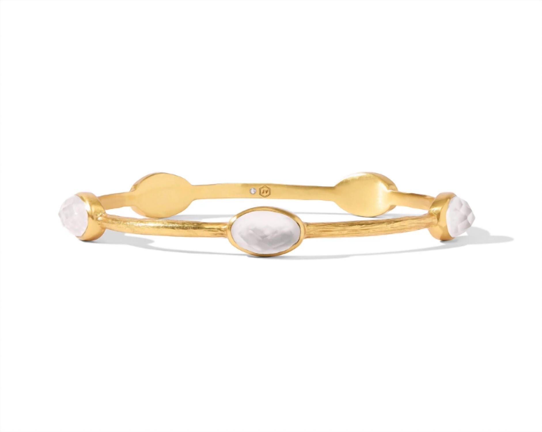 Julie Vos - Women's Ivy Stone Bangle - Medium