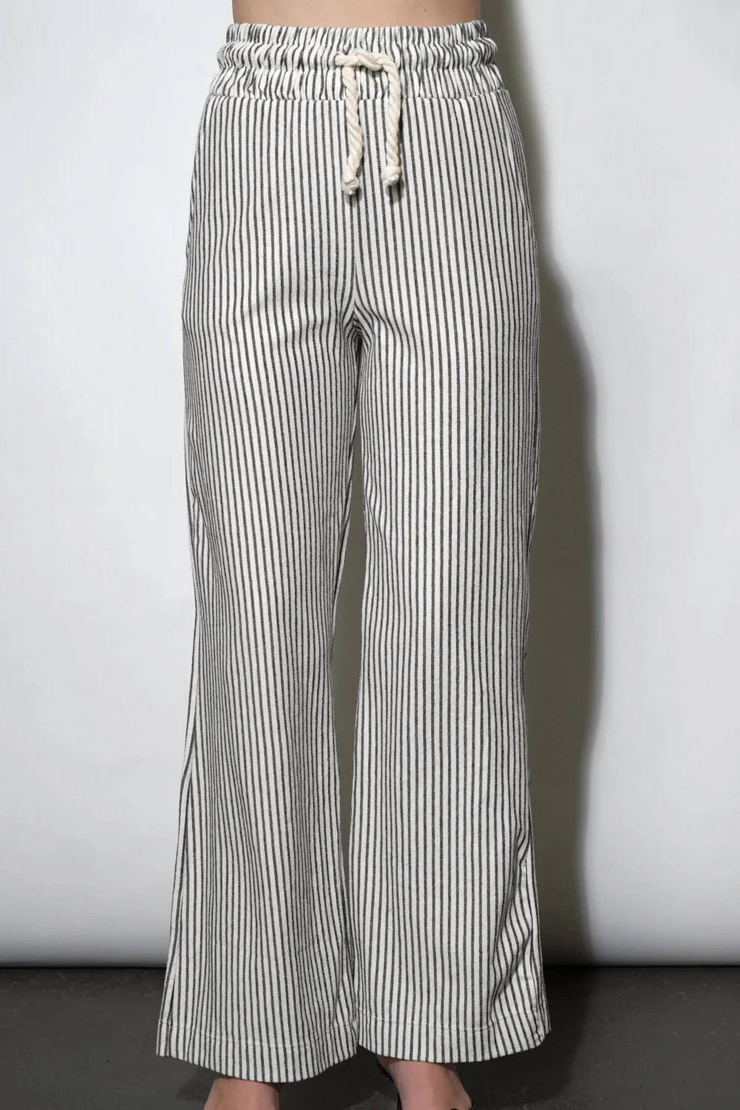 Greylin - Isla Wide Leg Knit Pull Up Pants