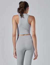 HEROINE SPORT High Performance Vital Tank in steel - women's tank top - view 4