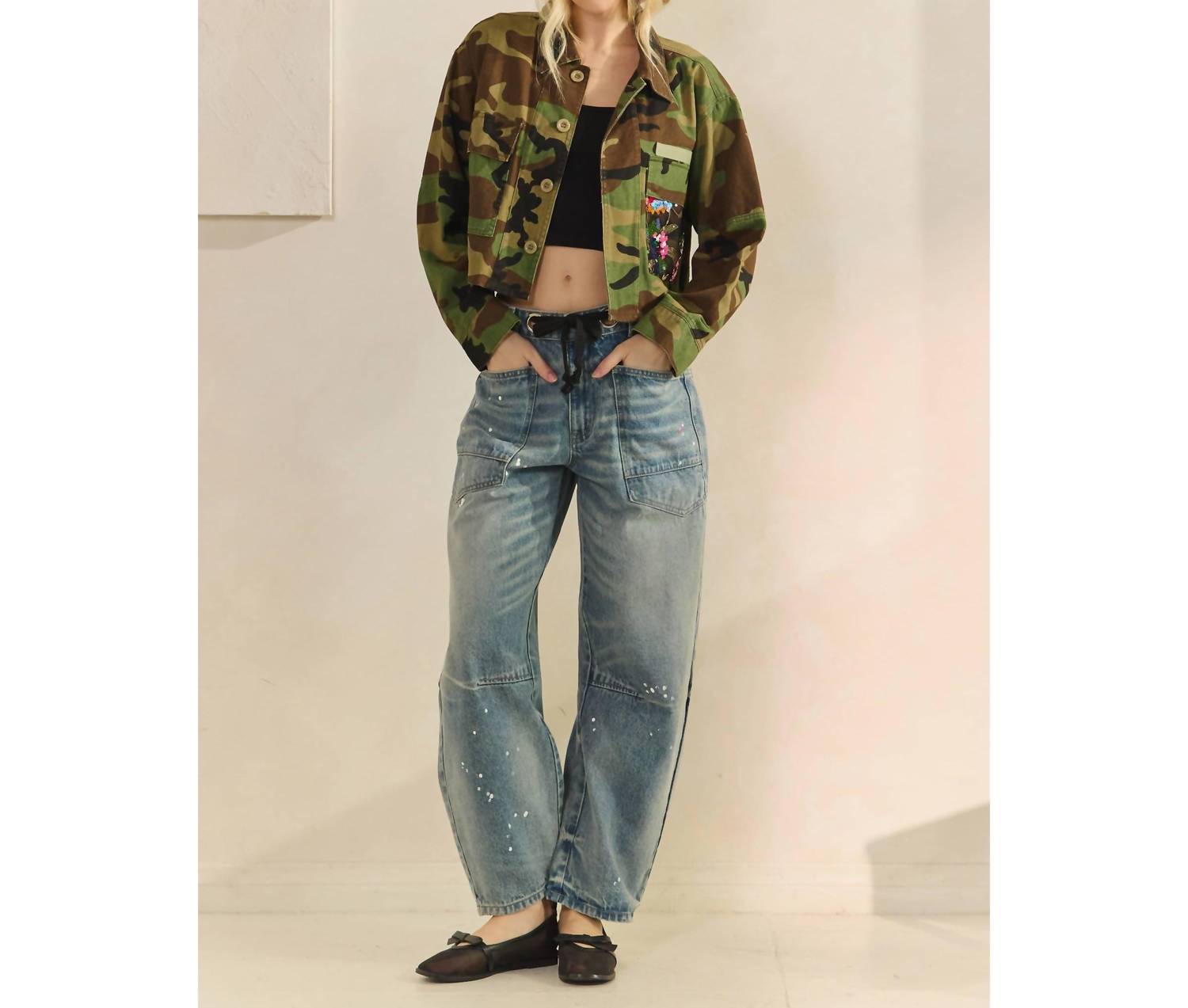 Veveret - Sequins Contrast Jacket