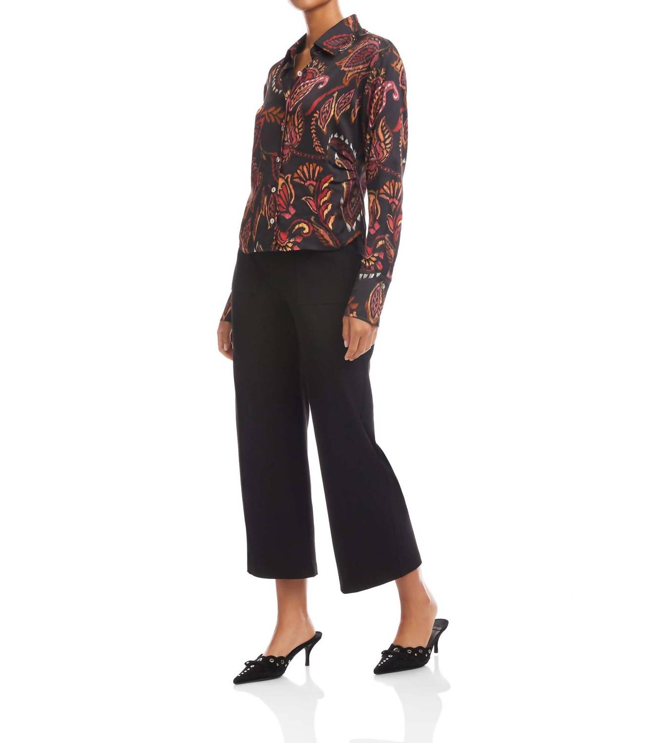 Fifteen Twenty - Tawnie Side Pleat Shirt