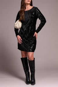 Tribal - Long Sleeve Lined Dress