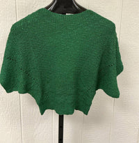 ee:some Knit Short Sleeve Top in hunter green - women's t-shirt - detail view